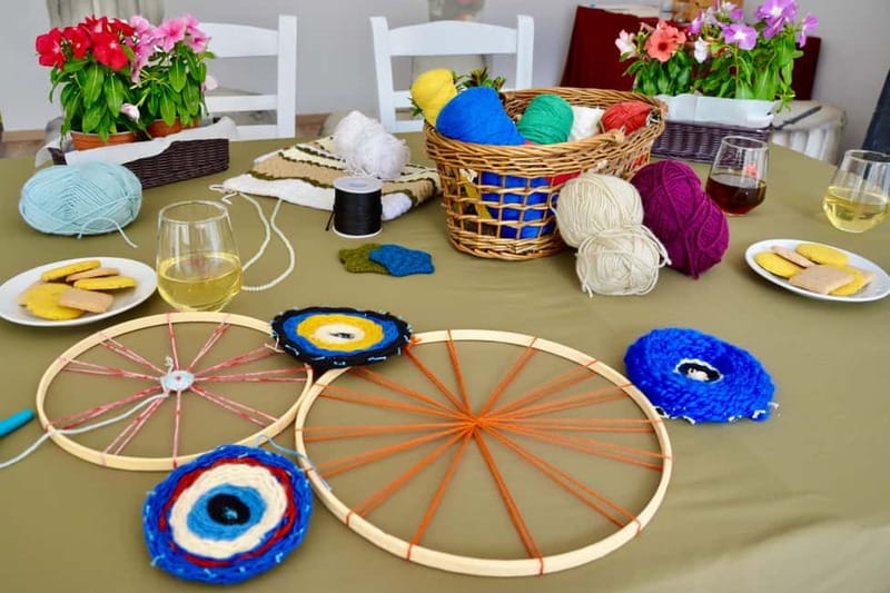 Athens: Evil Eye Weaving Workshop - Arachne’s myth becomes your craft lesson
