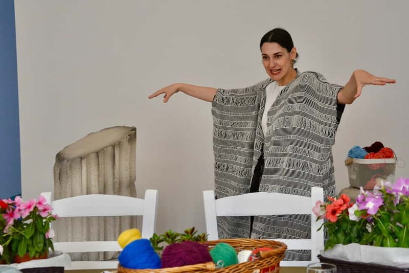 Athens: Evil Eye Weaving Workshop - The performance: Athena, Arachne, and a dangerous challenge