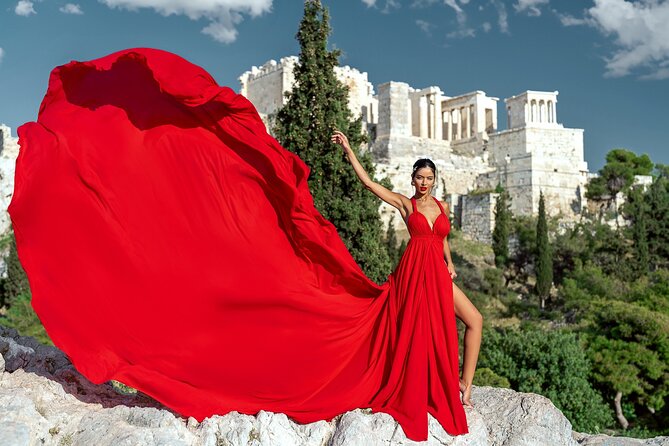 Athens: Flying Dress Photoshoot "Marilyn Package" - Weather, cancellation, and practical planning