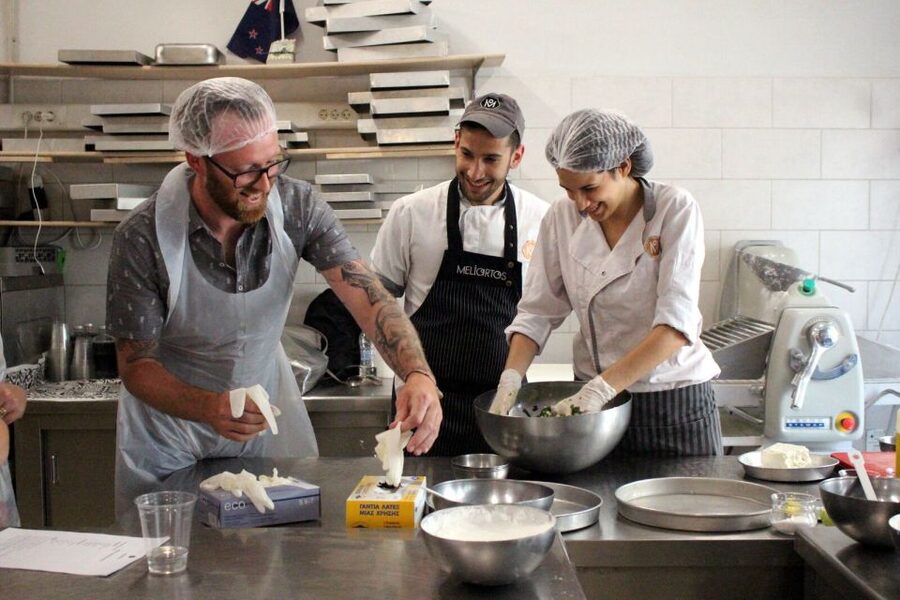 Athens: Greek Cooking Class & Dinner on a Rooftop - Why the shared kitchen works well