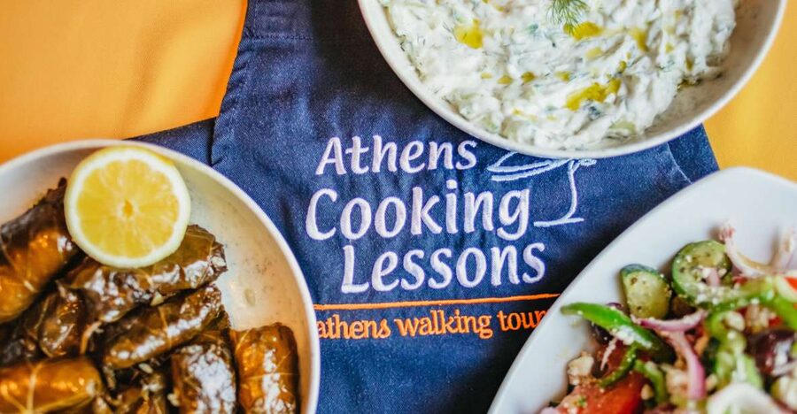 Athens: Greek Cuisine Cooking Class and 3-Course Dinner - What happens during the four-hour Athens cooking class
