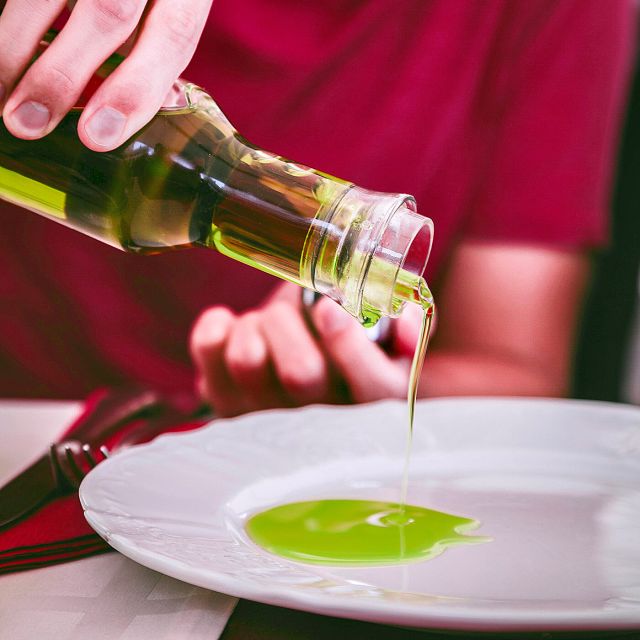 Athens Greek Food Experience - Greek olive oil, olives, honey, and cheese first