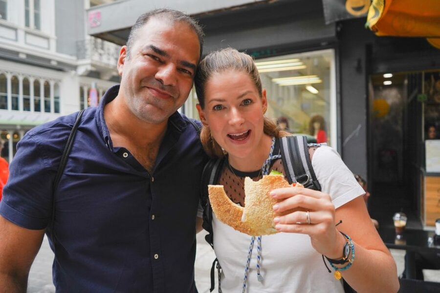 Athens: Greek Street Food Tour - Koulouri starts the Greek food lesson