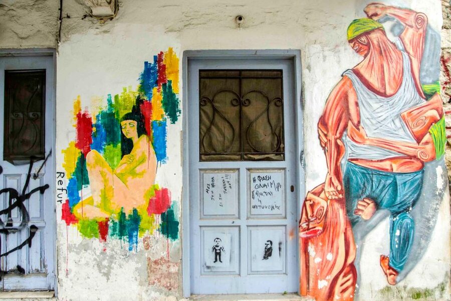 Athens: Guided Street Art Walking Tour - Gazi: art beside an industrial past