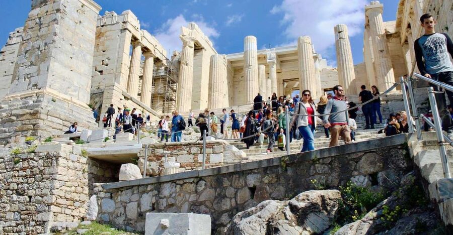 Athens: Guided Tour of Acropolis & Parthenon with Tickets - The Propylaea, the grand gateway