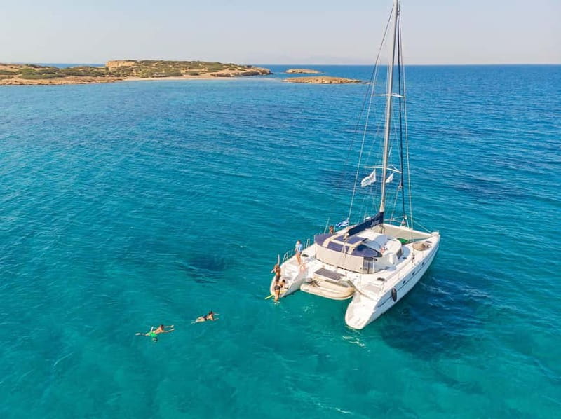 Athens: Half-Day Sunset Catamaran Cruise with Meal & Drinks - Sailing along the Athenian Riviera