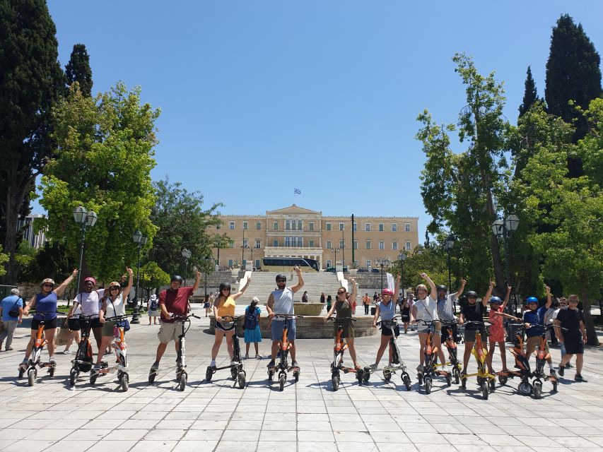 Athens Highlights by Electric Trikke Bike - National Garden and the Presidential Mansion