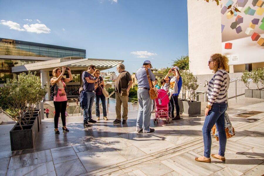 Athens: Highlights Walking Tour Tickets Not Included - The monuments below the Acropolis