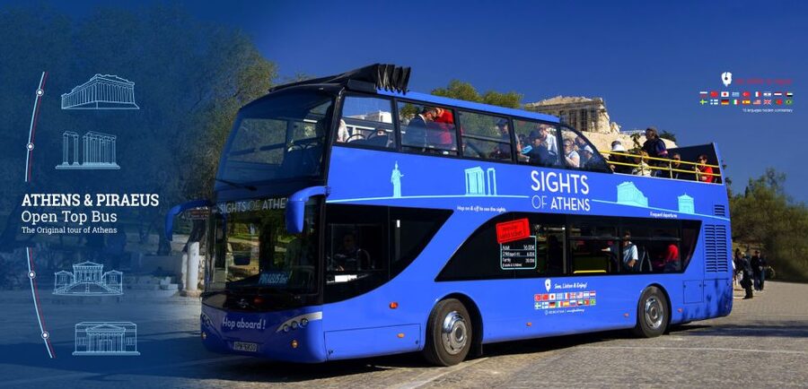 Athens: Hop-On Hop-Off Bus and Acropolis Museum Ticket - Start with the Acropolis and Plaka route