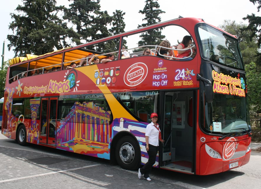 Athens: Hop-On Hop Off Bus with Acropolis ticket & 2 audios - A sensible way to arrange your one day