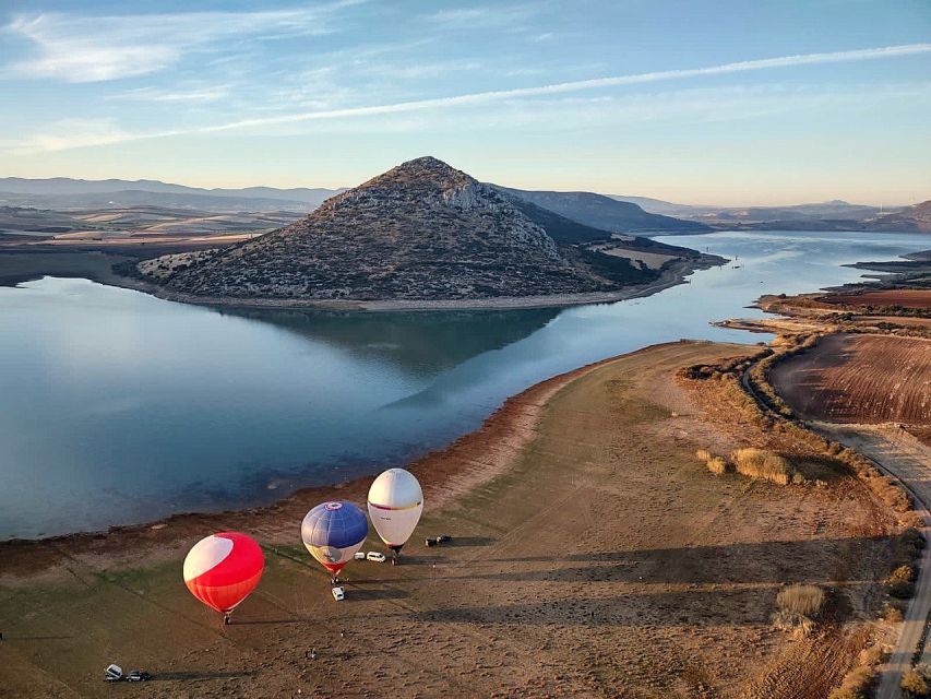 Athens: Hot-Air Balloon Flight Experience with Snacks & Wine - Preparing the Balloon Near Thiva