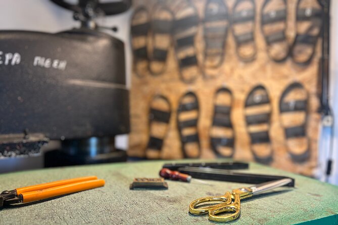 Athens Make Your Own Greek Leather Sandals Workshop - Choosing a style, leather, and color