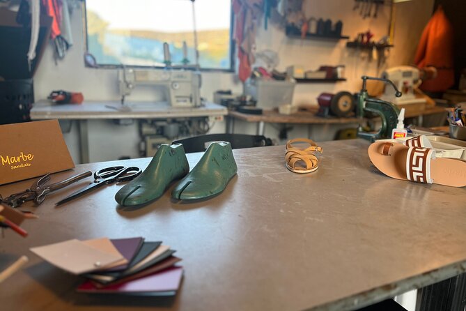 Athens Make Your Own Greek Leather Sandals Workshop - Reaching the Athens Riviera workshop