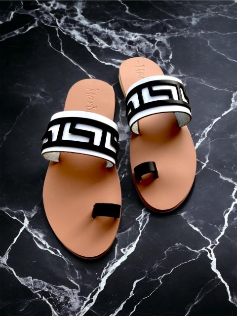 Athens: Make your own Leather Sandals Workshop - Step two: choosing a design and colors