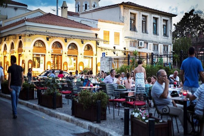 Athens Moonlight Waling Tour with Drinks and Meze Dishes - Agia Irini Church and Greek drinking customs