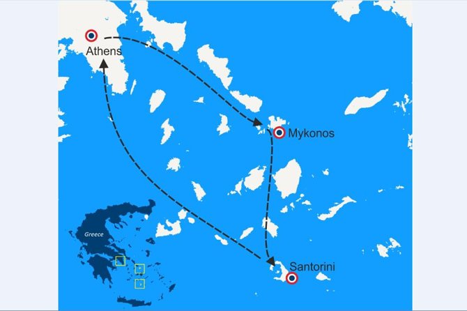 Athens, Mykonos, and Santorini – 8 Days - Arrival in Athens and the first evening
