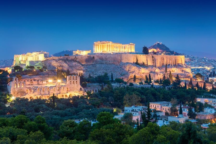 "Athens Night Experience - 4Hours" - The Temple of Olympian Zeus and Hadrian’s Arch