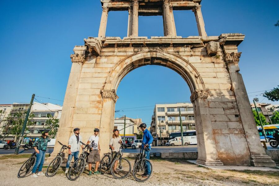 Athens: Old Town Highlights Guided E-Bike Tour - Zappeion Hall and the Panathenaic Stadium