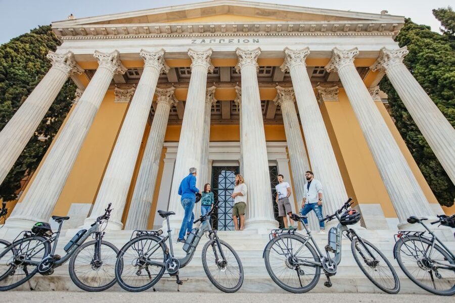 Athens: Old Town Highlights Guided E-Bike Tour - Plaka and Acropolis views
