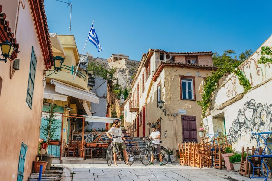 Athens: Old Town Highlights Guided E-Bike Tour - Presidential Palace and the guards