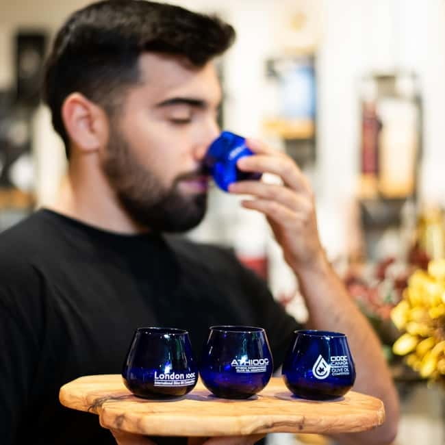 ''Athens Olive Oil Tasting'' - The shop is part tasting room, part food store