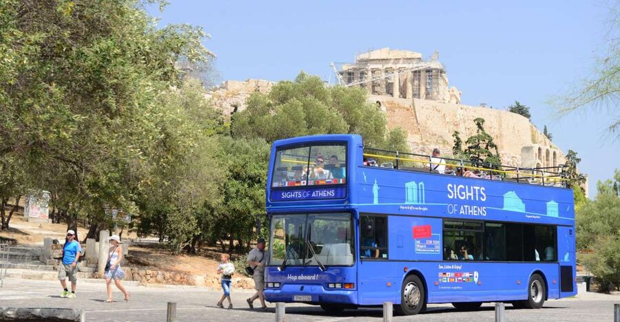 Athens, Piraeus, and Coastline: Blue Hop-On Hop-Off Bus - Comfort, access, and the upper deck
