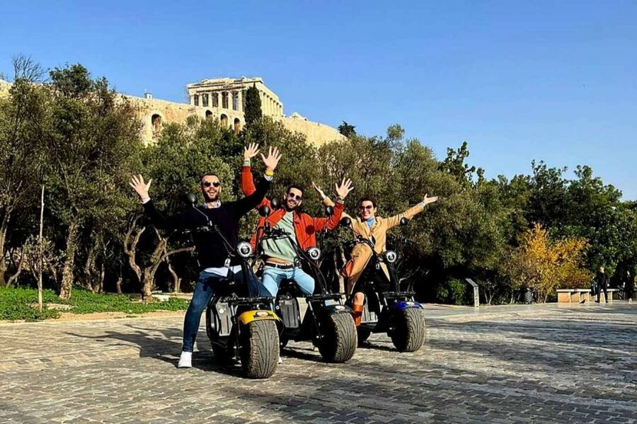 Athens: Premium Guided E-Scooter Tour in Acropolis Area - From the Odeon to Thiseio and Kerameikos