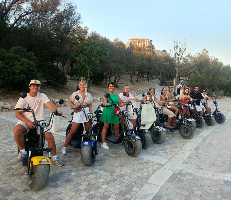 Athens: Premium Guided E-Scooter Tour in Acropolis Area - Views from the National Observatory and the secret stop