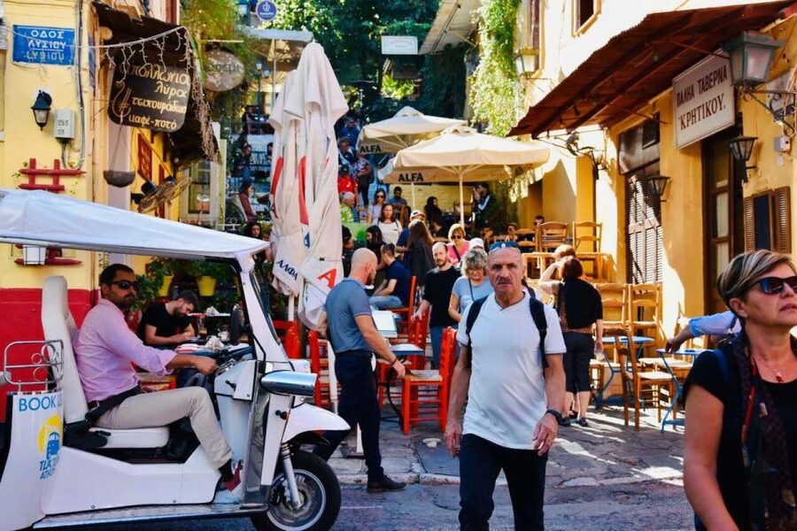 Athens: Private 3-Hour City Tour on Eco-Friendly Tuk Tuk - Plaka’s lanes and the old center