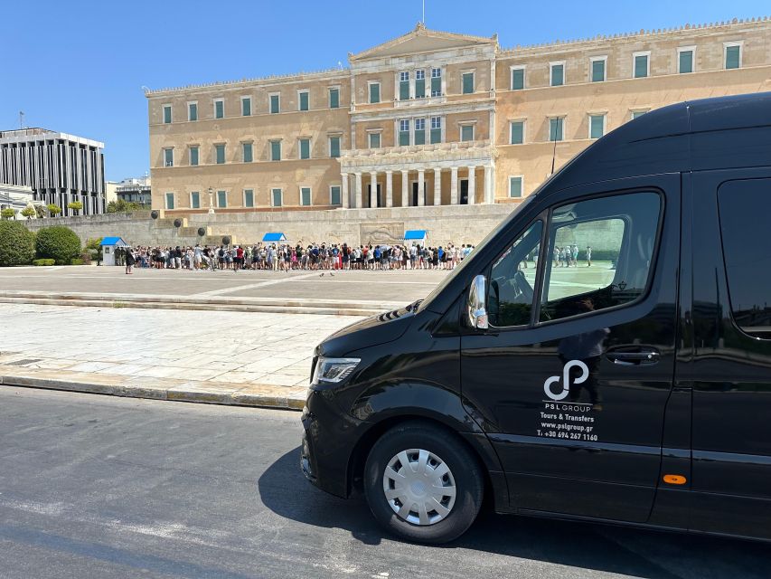 Athens private Full Day Tour - The minibus and service experience