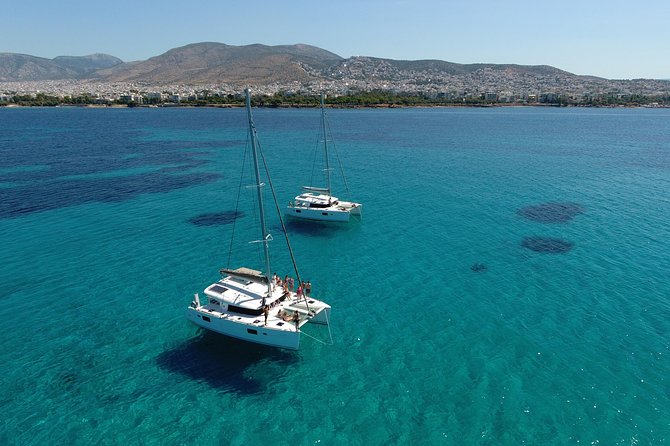 Athens Private Luxury Catamaran Cruise with Traditional Greek Meal and BBQ - Pickup from Athens or Piraeus