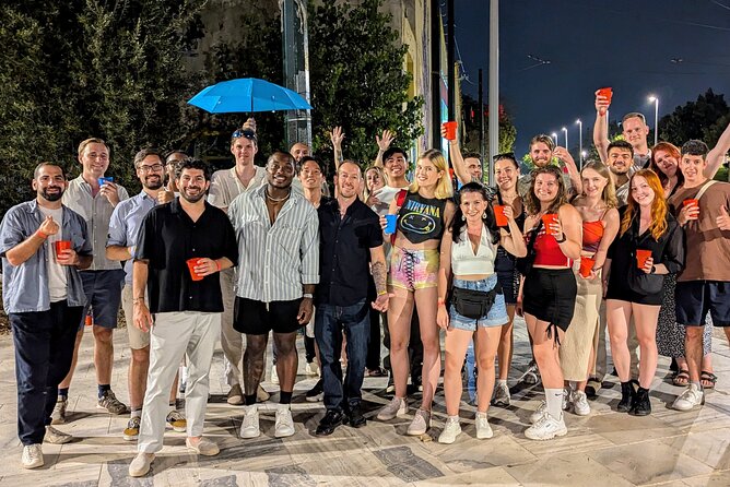 Athens Pub Crawl with 1hr Open Bar & VIP Nightclub Access - Starting near Thiseos Square at 10 p.m.