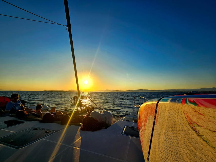 Athens: Riviera Catamaran Tour with Fresh Meal and Drinks - Asteras Bay near Vouliagmeni