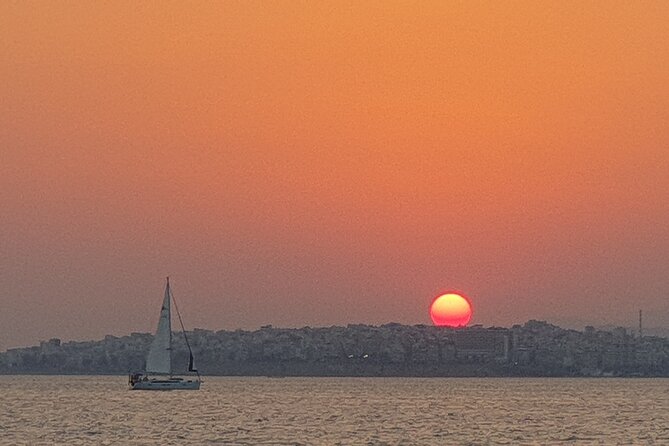 Athens Riviera Catamaran tour with fresh Meal Drinks and Swimming - The second stop near Prasoniso Island