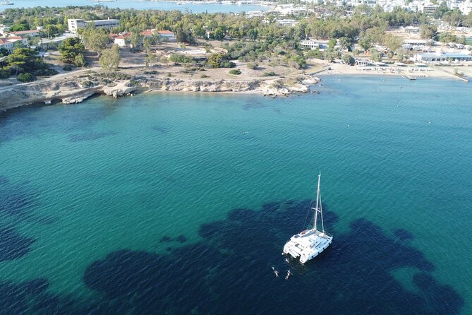 Athens Riviera Private Sail Catamaran with Meal and Wine - A relaxed return along the coast