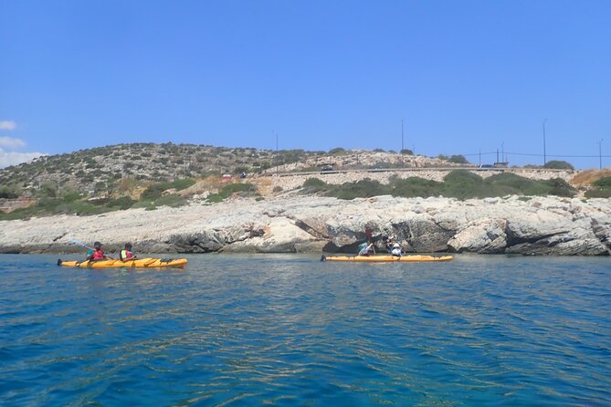 Athens Riviera: Sea Kayak and Snorkeling Adventure with Picnic - The beach or island stop