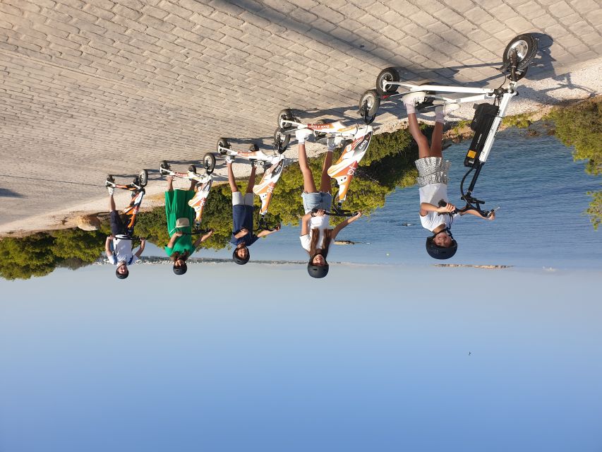 Athens Riviera Trikke Bike Tour & Vouliagmeni Lake - Setting off from Voula on an electric Trikke