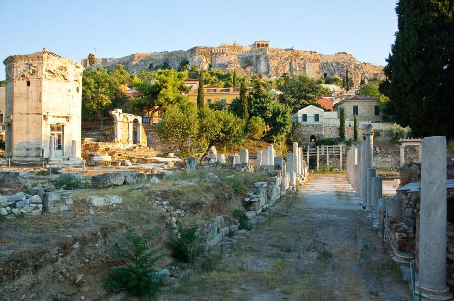 Athens: Roman Agora & Ancient Agora E-ticket & 2 Audio Tours - Allowing time between the two entrances