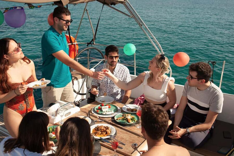Athens: Semi Private Sunset Sailing and Gastronomy Cruise - Crew, comfort, and the feel onboard