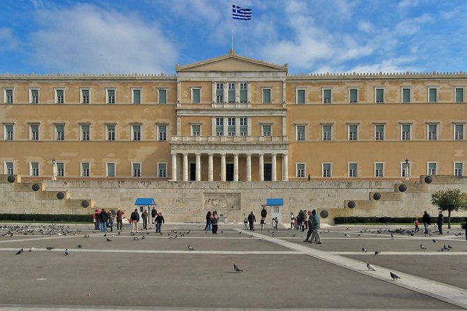 Athens Shore Excursion: Private City Tour and Cape Sounion Trip - Athens landmarks between the stadium and Syntagma