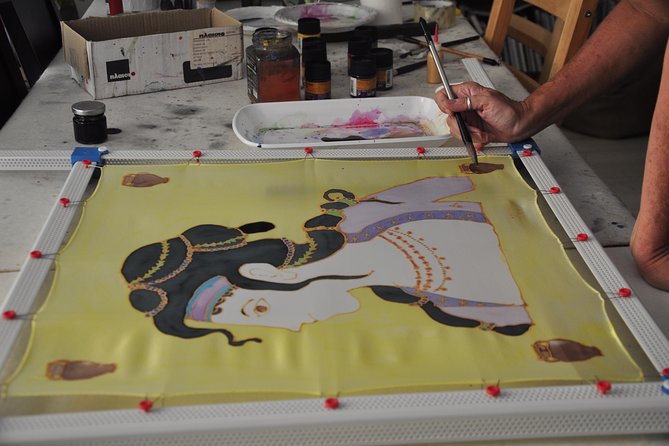Athens: Small Group Silk Scarf Art Workshop with Greek Themes - Key points to know before you book