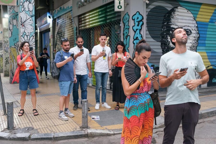 Athens: Street Art Treasure Hunt with Food Stop - Loukanikos, Ino and the art of reading a wall