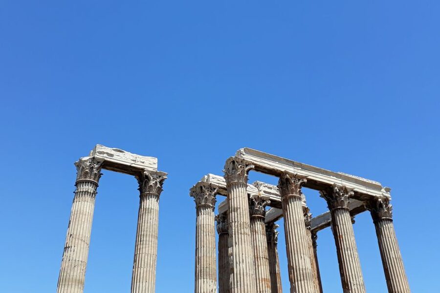 Athens: Temple of Olympian Zeus Ticket and Audio Tour - Ending at the Balaneion bathhouse