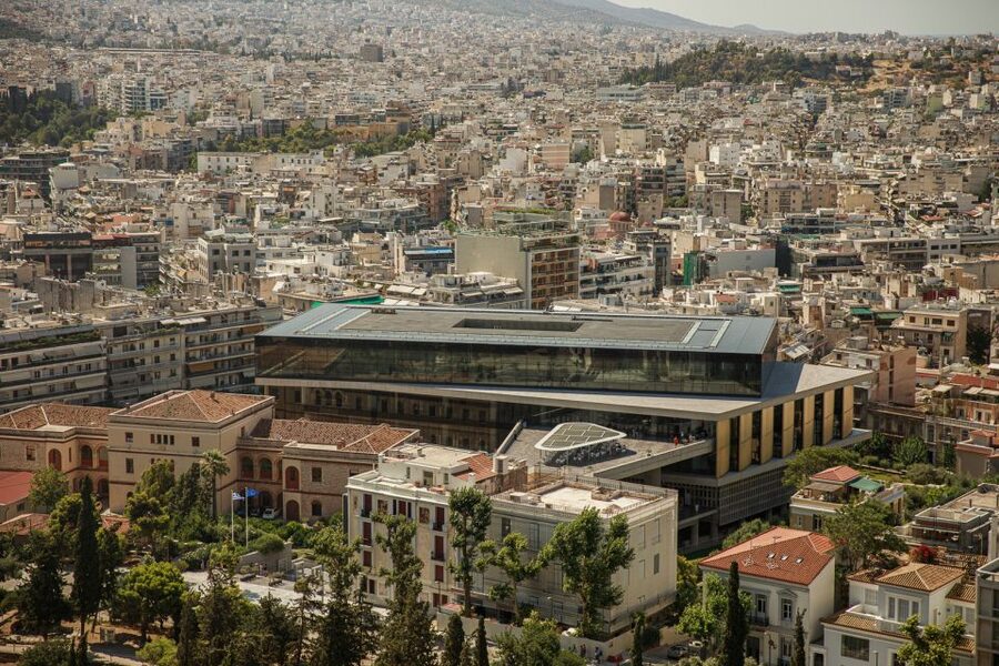 Athens: The Acropolis Museum Guided Tour - Entering the modern museum