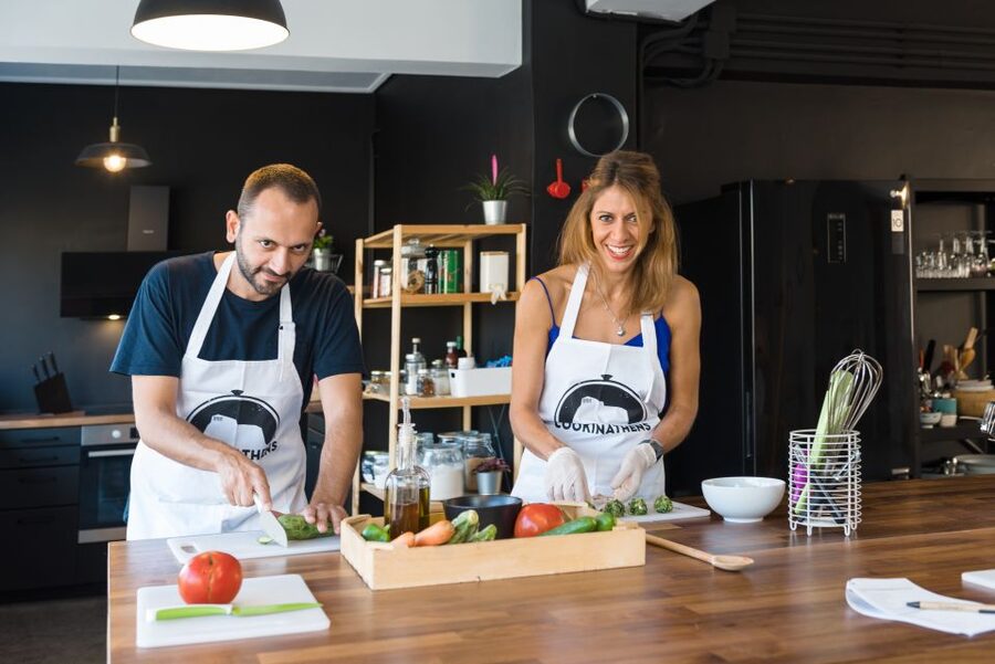 Athens: Traditional Greek Cooking Class with Full Meal - Working with fresh ingredients and family recipes