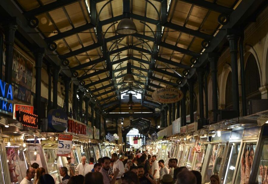 Athens: Ultimate Food Walking Tour with 15 Tastings - Lunch inside the market area