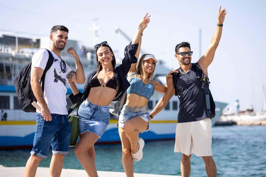 Athens: VIP Swimming Cruise to three islands - Greek food, wine, and the one cocktail