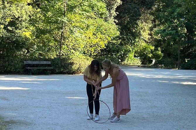 Athens with Kids: Myths & Family Games in the National Garden - Five ancient games, with room for different skill levels
