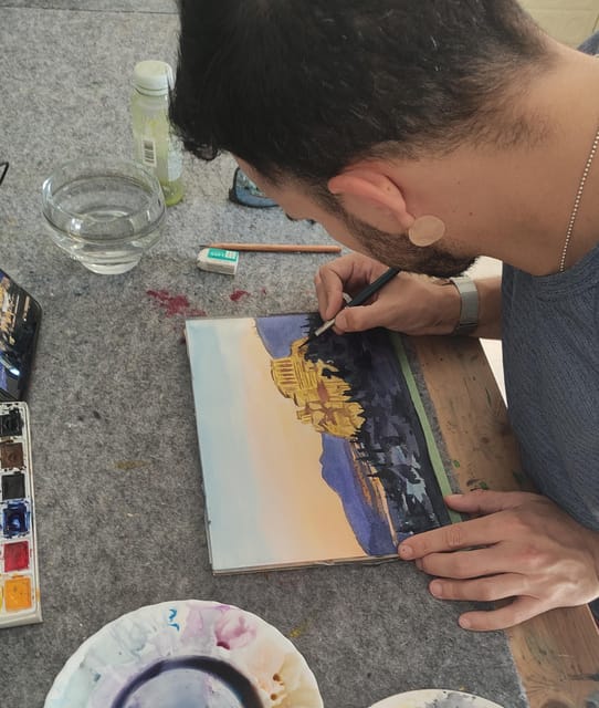 Athens: workshop for painting landscape with local artist - The Real Value of the $76 Price