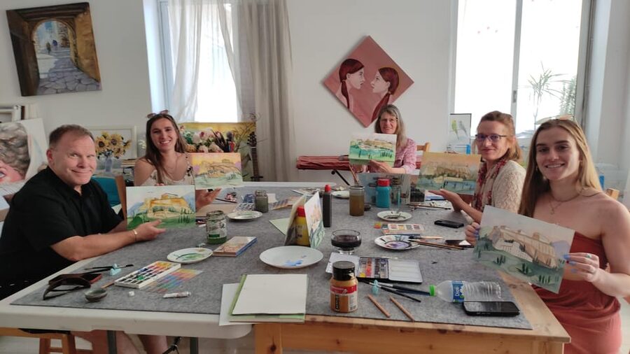 Athens: workshop for painting landscape with local artist - Timing, Transport, and Small Practical Details
